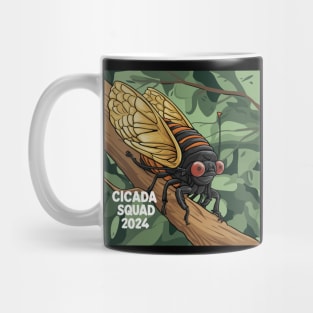 The Cicada Entomology Brood XIII and XIX Cicada Squad 2024 Mug